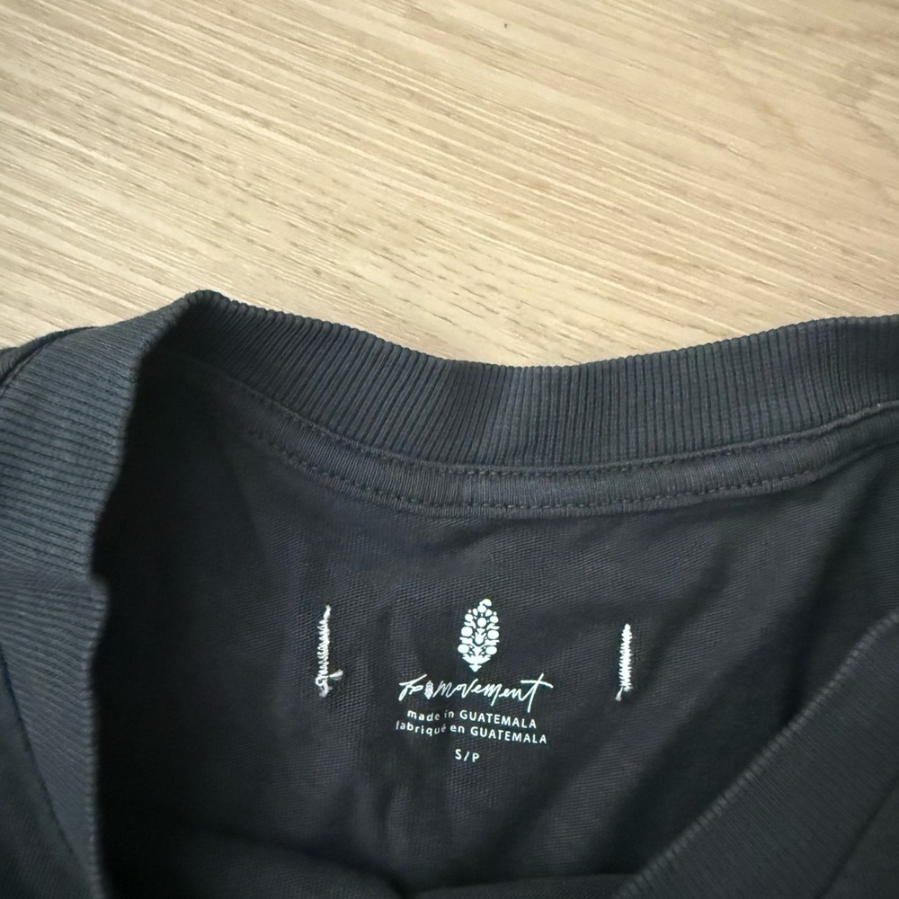 NWT FP Movement by Free People Black Short Sleeve Tee - Picture 3 of 5